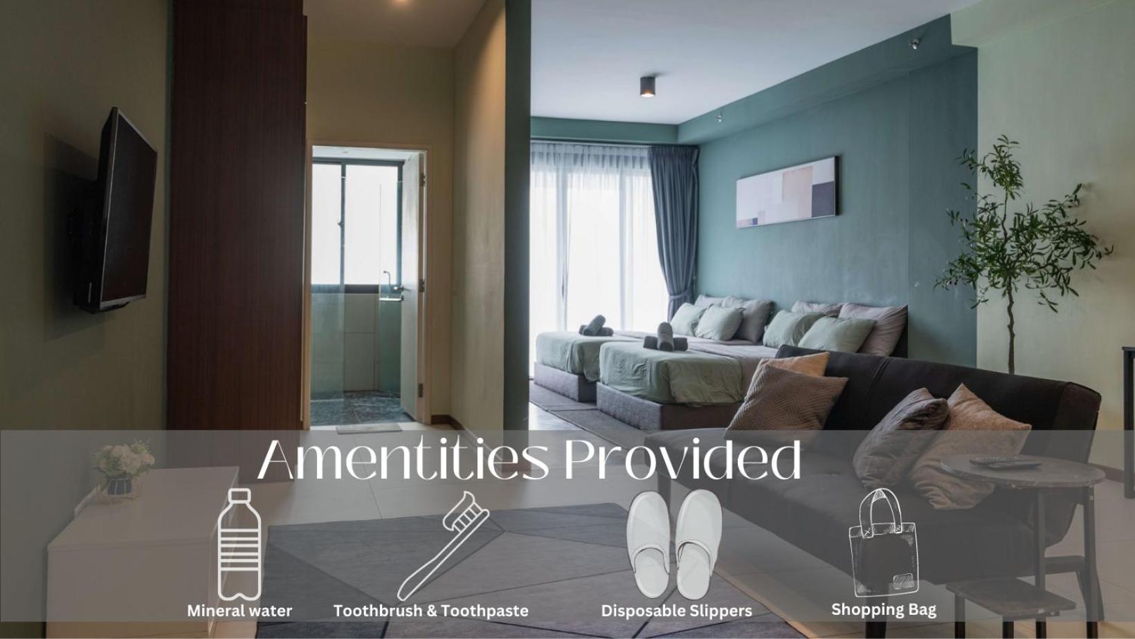 Deluxe Seaview Suite Twin Bed By The Only Bnb Tanjung Tokong Exterior photo